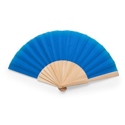 Abanico con varillas madera y tela poliéster ROYAL CLARO TALLA ÚNICA ADULTO