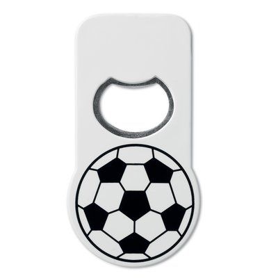 Abridor magnético con pelota de fútbol