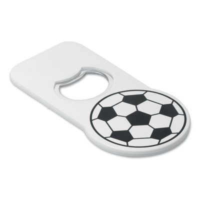Abridor magnético con pelota de fútbol