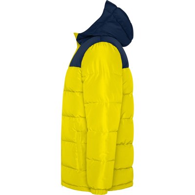 Abrigo acolchado con capucha fija