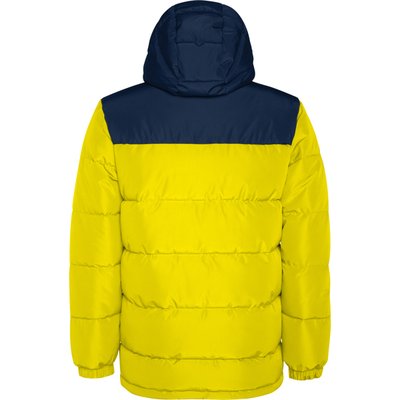 Abrigo acolchado con capucha fija
