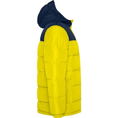Abrigo acolchado con capucha fija