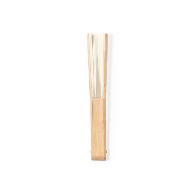Abanico de madera y poliéster