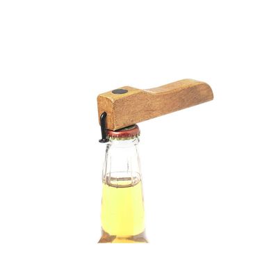 Abridor de botellas en madera