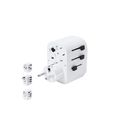 Adaptador de enchufes compacto