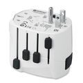 Adaptador enchufe universal con conexión a tierra