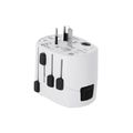 Adaptador enchufe universal compacto para viaje