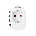 Adaptador enchufe universal compacto para viaje Bla