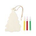 Adorno de madera para árbol de Navidad