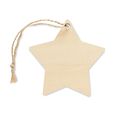 Adorno Navidad Estrella Madera
