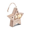 Adorno Navideño Estrella MDF Iluminada
