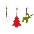 Adorno navideño de fieltro