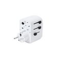 Adaptador de enchufes compacto