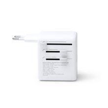 Adaptador de viaje con carga rápida y 20W Blanco Talla Única Adulto