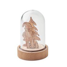 Adorno navideño LED Madera