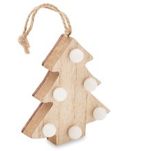 Adorno Árbol Madera con LEDs Madera