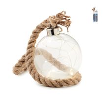 Adorno Luz LED de Cristal con Cordón Transparente