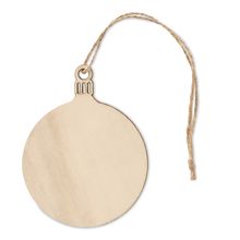 Adorno Redondo navideño MDF Madera