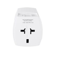 Adaptador de viaje universal USB y Tipo C Bla