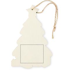 Adorno de madera para árbol de Navidad | Lado 1 | 50 x 40