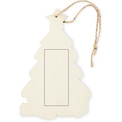 Adorno de madera para árbol de Navidad | Lado 2 | 30 x 70