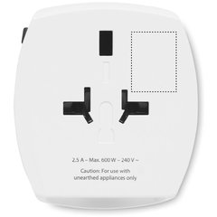 Adaptador cargador de viaje con 2 puertos USB | Superior | 15 x 20