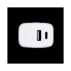 Adaptador de corriente carga ultrarrápida | Delantera | 15 x 20