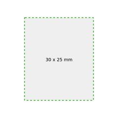 Adorno navideño de madera con cinta roja | ZONA4 | 25 x 30