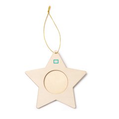 Adorno navideño portafotos de madera | ZONA2 | 20 x 15