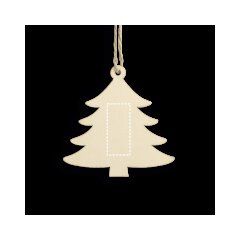 Adornos Navideños de Madera | Delantera | 25 x 25