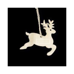 Adornos Navideños de Madera | Posterior | 30 x 10