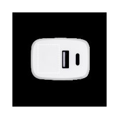 Adaptador de corriente carga ultrarrápida | Delantera | 15 x 20