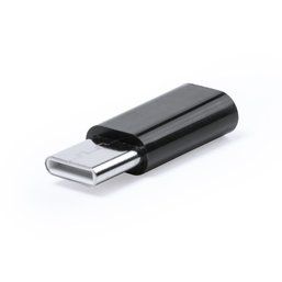 Adaptador micro USB a conexión tipo c Negro