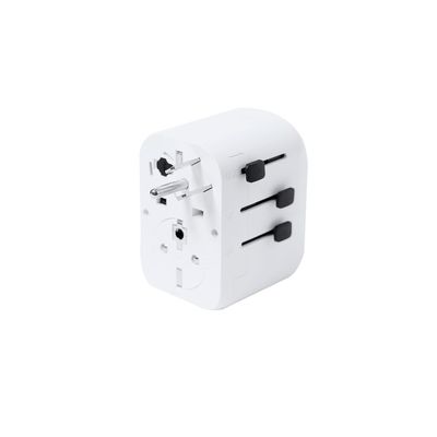 Adaptador de enchufes compacto
