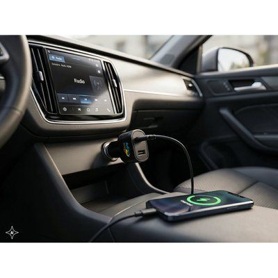 Adaptador de coche para carga ultrarrápida