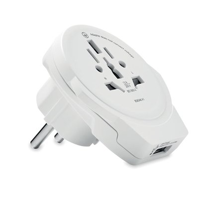 Adaptador universal de viaje de 2 polos