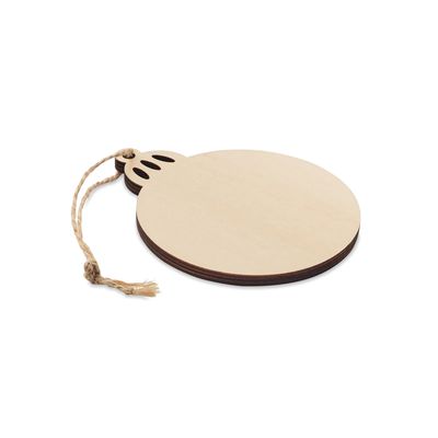 Adorno Bola Navideña de Madera