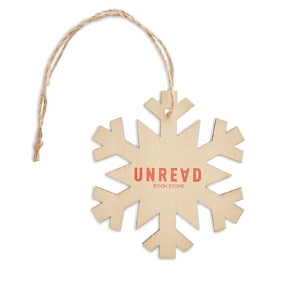 Adorno Copo de Nieve de Madera