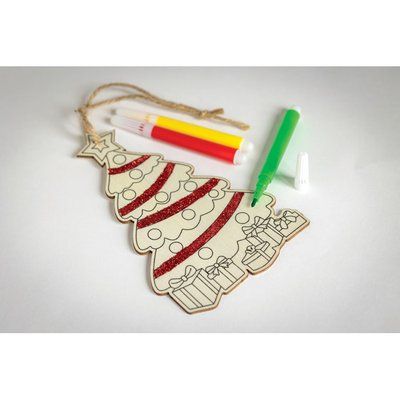 Adorno de madera para árbol de Navidad