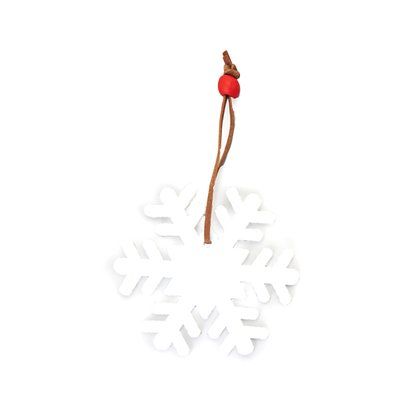 Adorno navideño de fieltro Copo Talla Única Adulto