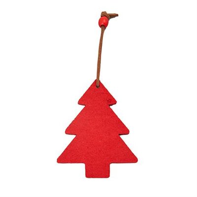 Adorno navideño de fieltro