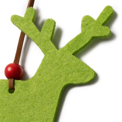 Adorno navideño de fieltro