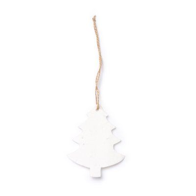 Adorno navideño de papel con semillas Arbol