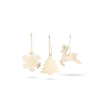 Adornos Navideños de Madera