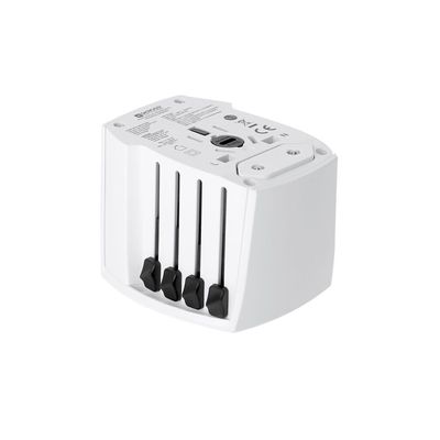 Adaptador de viaje universal USB y Tipo C