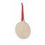 Adorno navideño de madera Bola