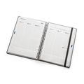 Agenda B5 con anillas de cuero reciclado