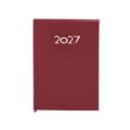 Agenda tamaño B5 Diseño página día y marcapágina Roj