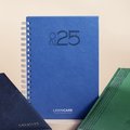 Agenda 2025 de suave polipiel con espiral