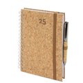 Agenda A5 Corcho con Espiral